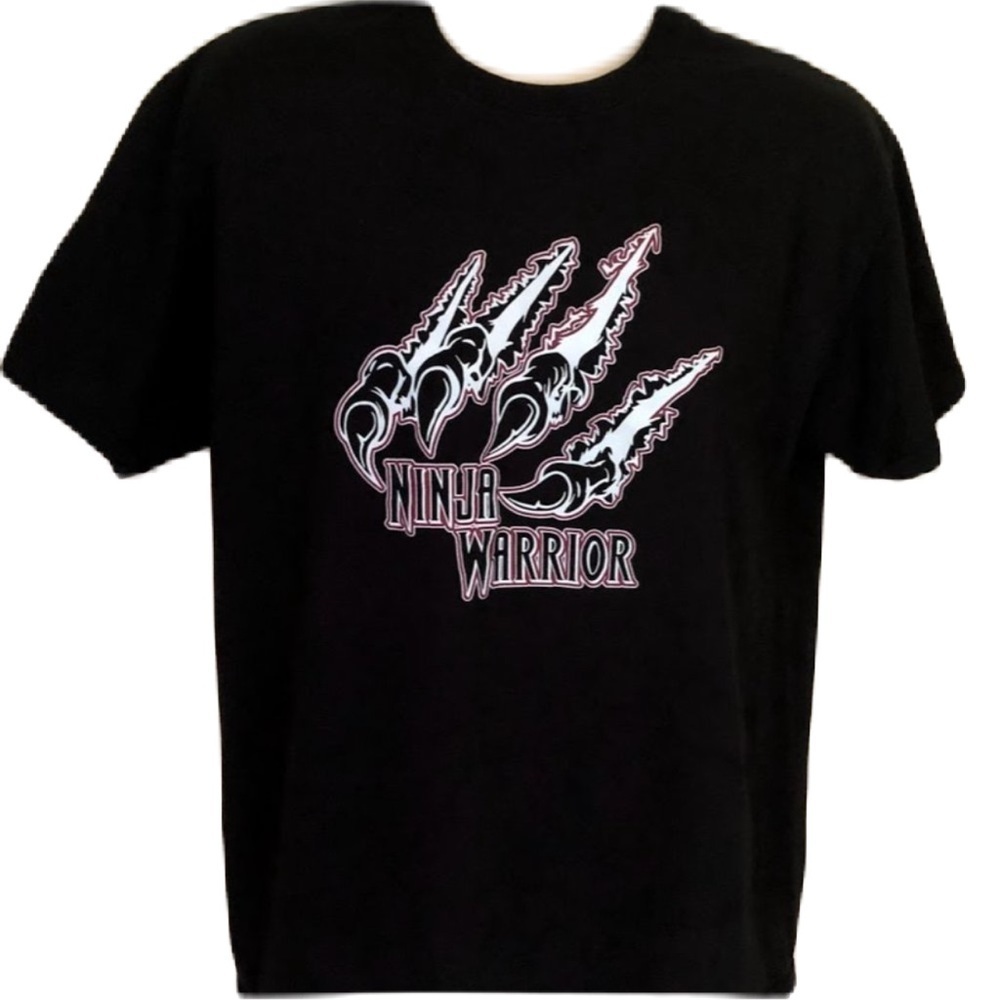 Ninja Warrior Black Men's T-Shirt Claw Dry Guard